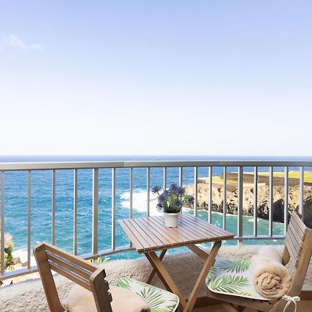 Cozy Seafront Studio With Balcony & Ocean Views San Marcos  Buitenkant foto