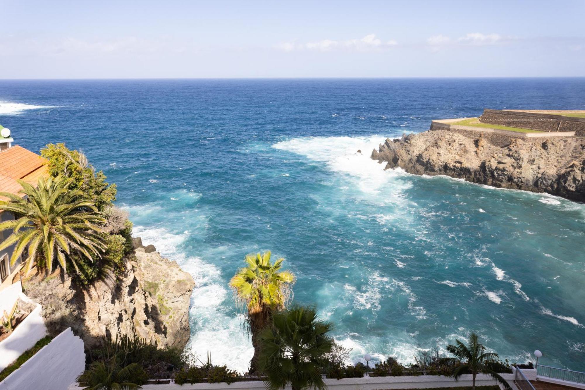 Cozy Seafront Studio With Balcony & Ocean Views San Marcos  Buitenkant foto